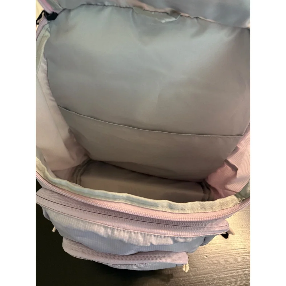 Embark Ripstop Backpack Lavender Purple Multi-Pocket School Travel Bag
